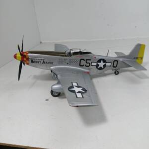 送料込み tyb02)ハセガワ_1/48_Jt14等使用_P-51K-5-NT_マスタング_アーウィン・ドレニュー大佐(7機撃墜)乗機_塗装済み完成品