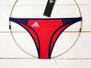 【即決】adidas アディダス 女性用 ビーチバレー ビキニ ショーツ 水着 ブルマ スポーティー Red 海外S