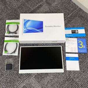 ||【売り切り】EVICIV 15.6インチ ポータブルモニター DS156A20 通電確認済み 5V エビシブ PORTABLE MONITOR 箱付き USB-C HDMIケーブル