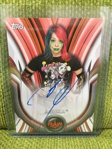 トレーディングカード 直筆サイン 限定199（25/199） Topps 【ASUKA アスカ 「2020 Topps WWE Women