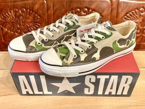 ★☆90s!USA!希少レア!コンバース ALL STAR 83 カモフラージュ 8 26.5cm converse オールスター 迷彩 緑 復刻 デッド ビンテージ 238☆★