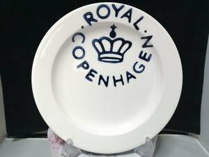 22CM 新品未使用◇自宅保管 ロイヤルコペンハーゲン ニューシグネチャー ネイビーブルー プレート ROYAL COPENHAGEN ※追加出品予定あり