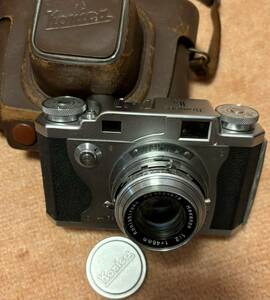 コニカ KONICA IIA No.118542 フィルムカメラ 動作未確認ジャンク品です　小西六　レトロ　アンティーク　 