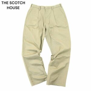 THE SCOTCH HOUSE スコッチハウス 通年★ コットン スラックス パンツ Sz.82　メンズ　A4B01400_3#R