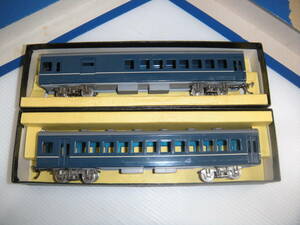 835　動作未確認 現状品 KTM 長距離特急型列車 中型客車 ナハニ　ナハ 荷物客付二等車　2つセット