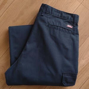 Dickies ワークカーゴパンツ/チノ ダークネイビー/古着/W36L34【D1053】