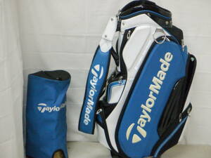 TaylorMade テーラーメイド TUNED DISTANCE 9.0型 アスリートスタッフ★中古★(WHxBLUExBK)ゴルフ キャディバック