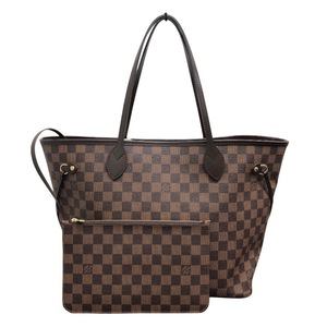 ルイ・ヴィトン LOUIS VUITTON ネヴァーフルMM N40599 ブラウン ダミエキャンバス PVC ハンドバッグ レディース 中古