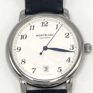 【中古】MONTBLANC スターレガシー 腕時計 117574 ネイビー モンブラン[240010446879]