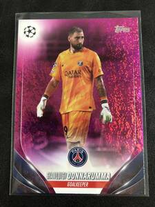 donnarumma ドンナルンマ PSG パリ2023-24 Topps UEFA Club Competitions Pink Sparkle