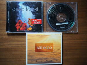 ◆◇送料無料/中古 エニグマ ディープ・フォレスト ヒーリングコンピ CD 3枚セット Deep Forest Enigma still echo PC読込確認◇◆