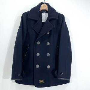 WTAPS PEA COAT ネイビー M 142GWDT-JKM05 MELTON Ｐコート WOOL コート MELTON ダブルタップス