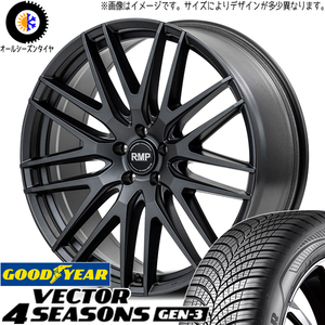 245/45R19 オールシーズンタイヤホイールセット レクサスLBX etc (GOODYEAR Vector & MID RMP 029F 5穴 114.3)