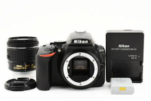 ■ 少ないショット数5803回・美品 ■ ニコン Nikon D5500 18-55 VR レンズセット　A616S372S10DK C610