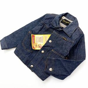 USA製 ☆ Wrangler 70s 希少◎ デッドストック フライヤー付 キッズ 3歳用 デニムジャケット Gジャン アメカジ US古着 ラングラー■S1430