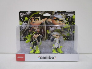 G1121-3Y/ 未開封 ニンテンドー amiibo アミーボ シオカラーズセット ① アオリ・オルタナ / ホタル・オルタナ