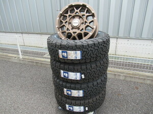 RAYS TEAM DAYTONA M8 16x6.5 +38 6-139.7 Z5 BF Goodrich KO2 215/70R16セット 200系ハイエース レジアスエース