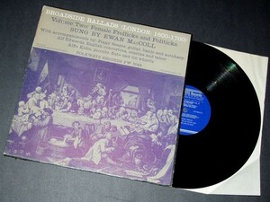 EWAN MacCOLL Broadside Ballads Vol. 2 アメリカ盤LP Falkways 稀少