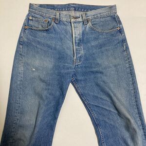 90s Levi’s 501xx W34 / リーバイス バレンシア 555 アイスブルー made in USA