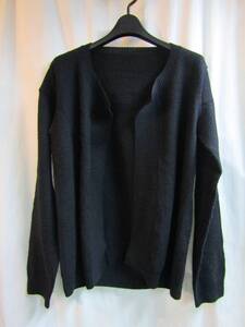 06aw yohji yamamoto femme ボタンレスニットカーディガン FB-K43-177