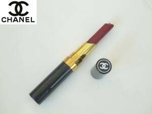 CHANEL 新品同様　シャネル★ リップスティック 口紅 深い赤　#ROUGEEXTREME20 　コンパクトタイプ