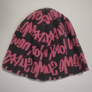 国内正規品 新品 Supreme Beanie シュプリーム ロゴ ビーニー ブラック ビッグロゴ ニット帽 キャップ 蛍光 ネオン ピンク 裏原