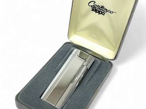 12E1★ZIPPO/ジッポー★ contenpo ローラー ガスライター シルバーカラー ジッポ gas lighter 着火未確認