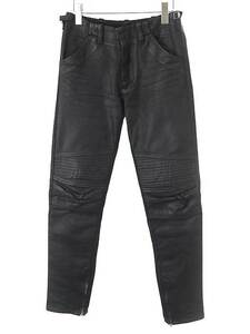 HELMUT LANG ヘルムート ラング 初期 COATED BLACK BIKER DENIM コーティングバイカーデニムパンツ ブラック 44 ITL3VYTOFUKQ