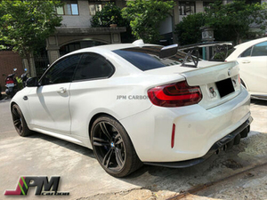 R1 Type カーボン BMW F87 M2 2014-2019 リアトランクスポイラー ウィングスポイラー