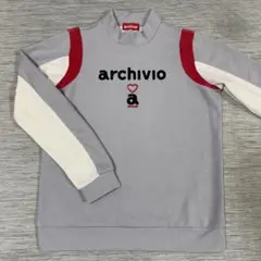 美品　aichivio アルチビオ　長袖モックネックシャツ