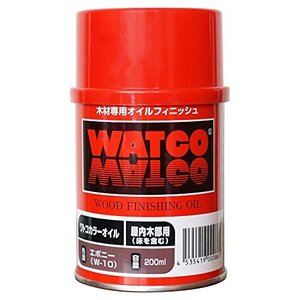 ワトコオイル エボニー W-10 200ML