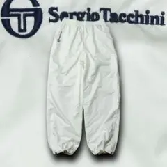 y2k Sergio Tacchini ナイロンパンツ ドローコード ホワイト