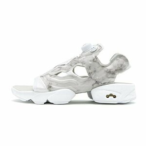 28cm●Reebok INSTAPUMP FURY SANDAL リーボック インスタ ポンプフューリー サンダル 白 灰 90s ビーチ ハイテク 名作 V69440