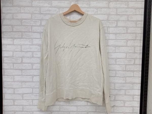 Y-3 adidas YOHJI YAMAMOTO ワイスリー アディダス ヨウジヤマモト LOGO SWEAT FP8690 ロゴスウェット アイボリー メンズ M