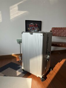 【RIMOWA】ORIGINAL スーツケース 超大容量 105L 80×36.5×44cm Trunk Plus スーツケース 大きいサイズ アルミニウム