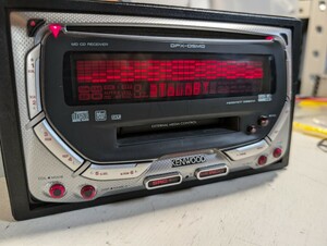 【IK】 KENWOOD CD MD プレーヤー デッキ カセット オーディオ ケンウッド 2DIN スズキ ホンダ 20ピン 当時物 チェックOK 手渡しOK 同梱OK