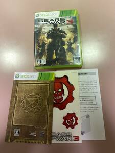 送料無料 Xbox360★ギアーズオブウォー３★used☆Gears of war 3 GoW☆import Japan