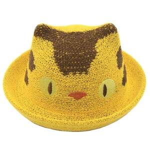 キュートな耳つきネコバス帽子 可愛い おしゃれ 子供用 メッシュ素材 あごゴム付き となりのトトロ キャラグッズ 暑さ対策