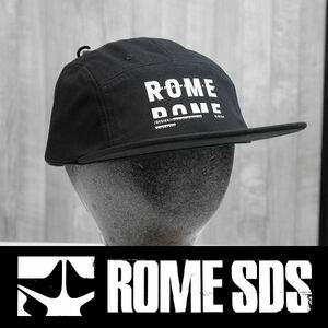 【新品】23 ROME SDS 5-PANEL CAP - BLACK 正規品 ローム キャップ 帽子