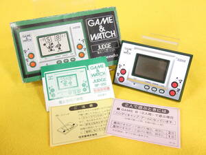 任天堂 Nintendo GAME WATCH ゲームウォッチ JUDGE ジャッジ IP-05 緑 グリーン ※ジャンク＠送料430円(11)