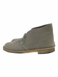 Clarks◆チャッカブーツ/US10/BEG/スウェード