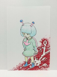 オリジナルイラスト★手描きイラスト★E GIRL★ハンドメイド★絵 女の子 アート 原画 アナログ 自作 インテリア コピック illustration art