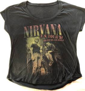 90年代　NIRVANA　90s　US tour　Tシャツ　ニルヴァーナ　ヴィンテージ　カートコバーン　フーファイターズ　バンドTシャツ　1990年代