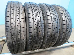 20年製バリ山 165R14 8PR LT ◆ダンロップ ENASAVE VAN01◆ 4本 J1520 夏タイヤ