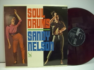 [LP] SANDY NELSON サンディ・ネルソン / SOUL DRUMS ソウル・ドラムの王者 国内赤盤 東芝音楽工業株式会社 LP-8285 ◇r2807