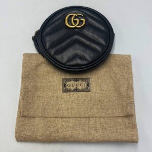 GUCCI グッチ 575160 コインパース GGマーモント ブラック 小銭入れ コインケース