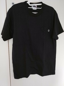 希少 90s『FINNESE』×『GOOD ENOUGH』 コラボ　　　 ポケットFINNESE★ ロゴ Tシャツ 黒 Size L