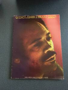 ◆◇【稀少譜】QUINCY JONES クインシージョーンズ/ I HEARD THAT!! ピアノ・ギターダイヤグラム・コード・歌詞◇◆