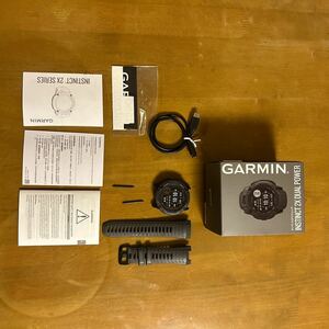 GARMIN ガーミン GARMIN INSTINCT 2X DUAL POWER graphite タフネスGPSウォッチ　本体未使用品