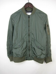 モンキータイム monkey time UNITED ARROWS ジャケット フライングジャケット S カーキ D309